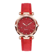 Load image into Gallery viewer, Ladies Watch Fashion Women's Watches Casual Leather Band Crystal Dial Quartz Wrist Watches Relogio Feminino zegarki damskie W50
